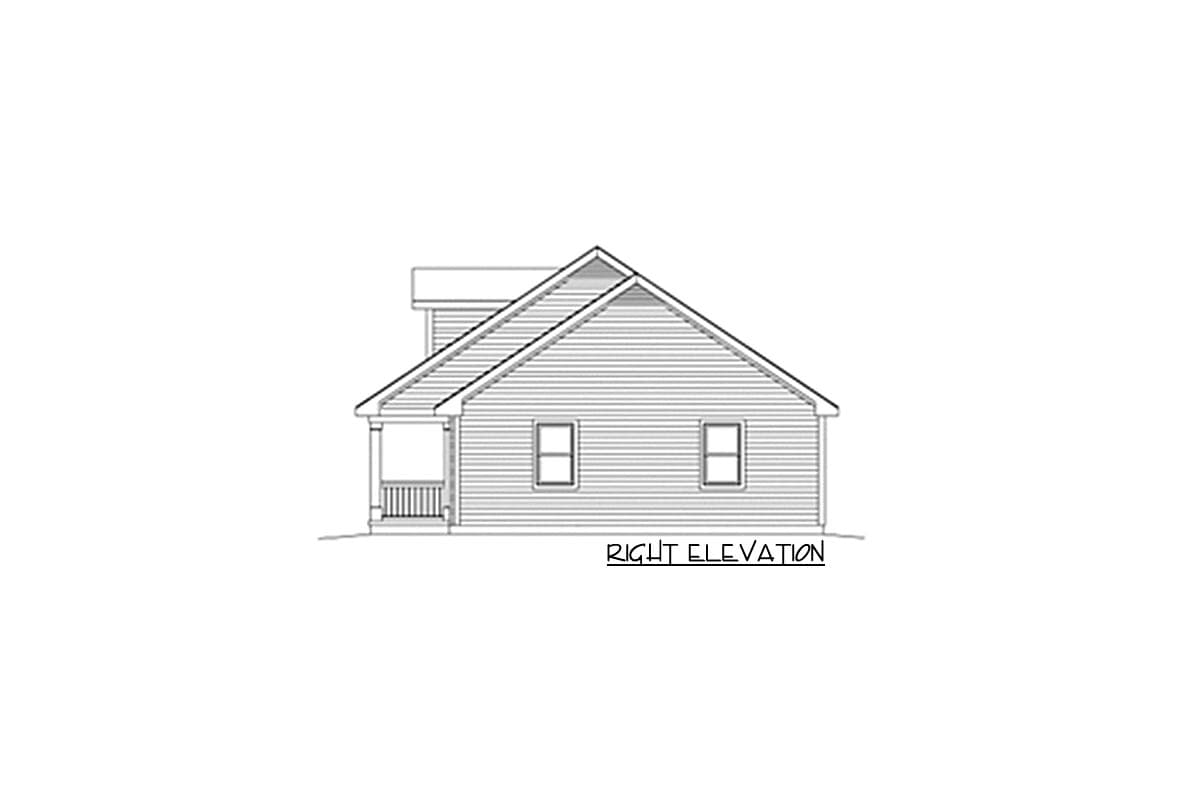 Plan 5723HA: Classic Ranch With Expansive Porch - Image #7 - Country, Ranch