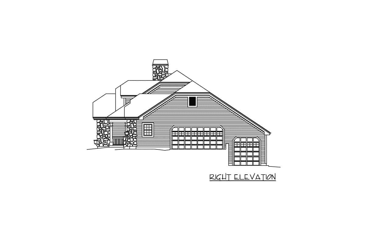 Plan 57273HA: Ranch Home Plan For the Car Enthusiast - Image #5 - Ranch