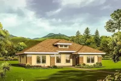 Prairie Style Duplex
