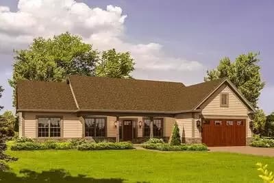 Rustic Ranch Home Plan