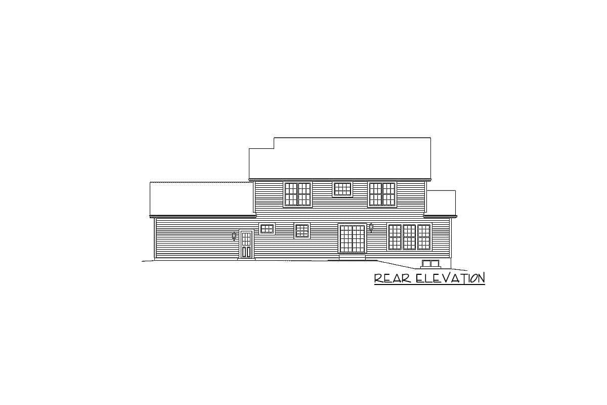 Plan 57304HA: Country Home with Wrap-Around Porch - Image #4 - Country, Farmhouse, Traditional