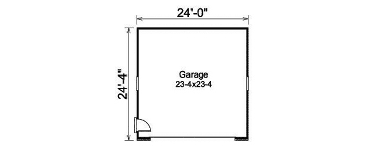 Plan 57308HA: Wraparound Porch and a Country Kitchen - Floor Plan - Detached Garage - Country
