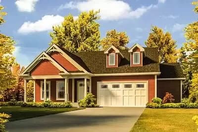 Craftsman Home with Inviting Front Porch