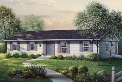 Economical 4 Bedroom Ranch House Plan
