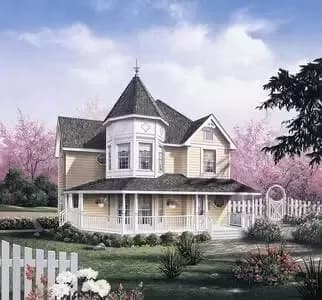 Dramatic Layout Created by Victorian Turret