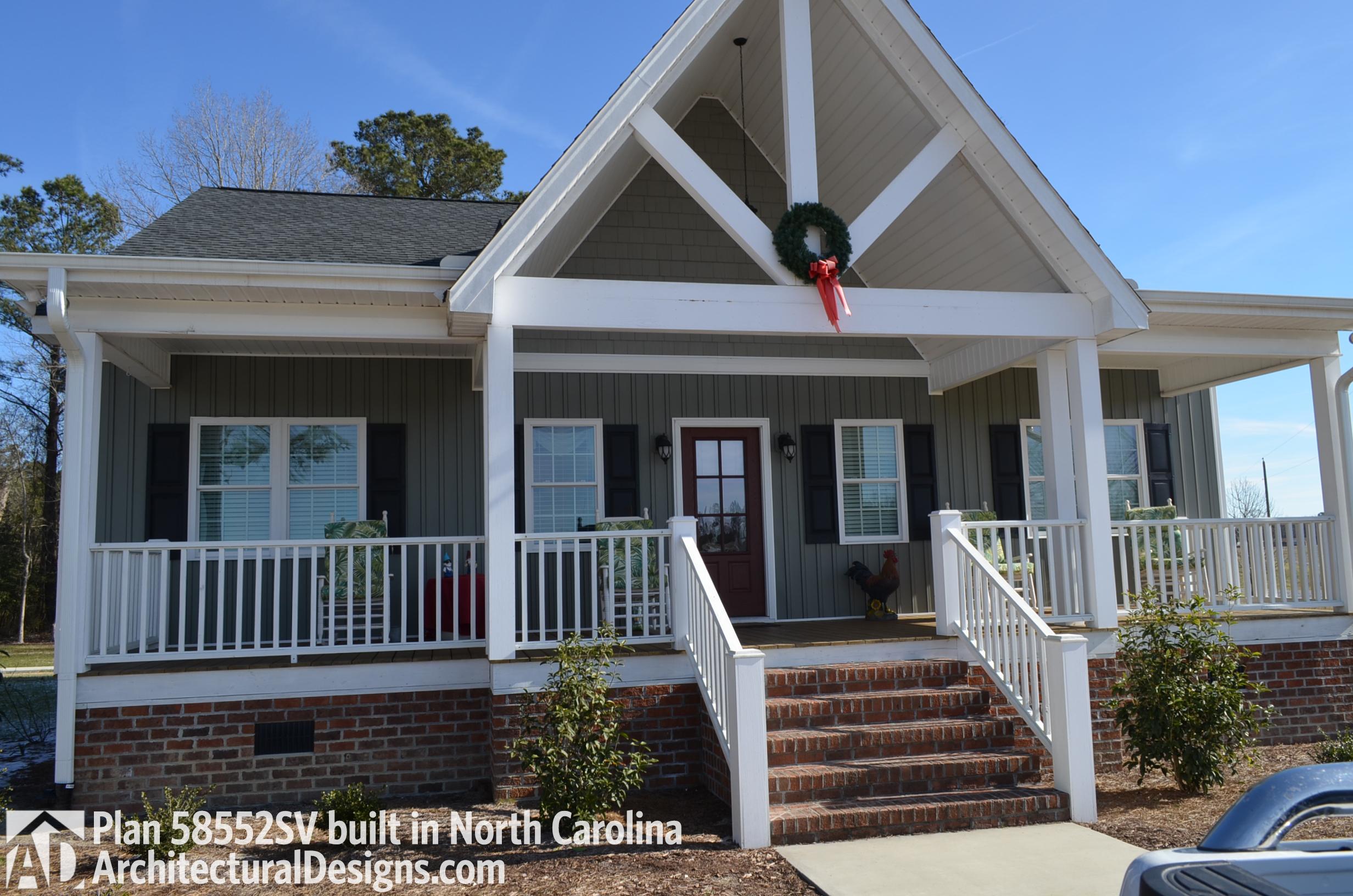 build gallery item - House Plan 58552SV comes to life in Tennessee