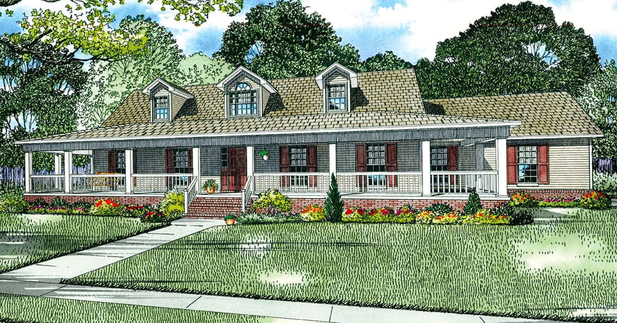 Plan 5904ND: 2733 Square Foot Southern Low Country House Plan with Game Room and Wrap-Around Porch - Image #6 - Country, Southern, Traditional