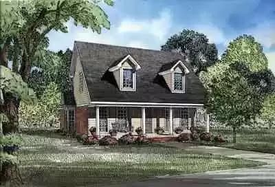 Elegant Covered Porch
