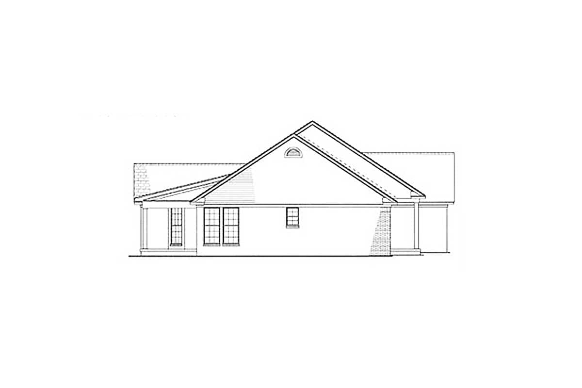 Plan 5908ND: Traditional Split-Bedroom Design - Image #4 - Ranch, Traditional