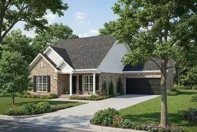 Traditional Split Bedroom Home Plan