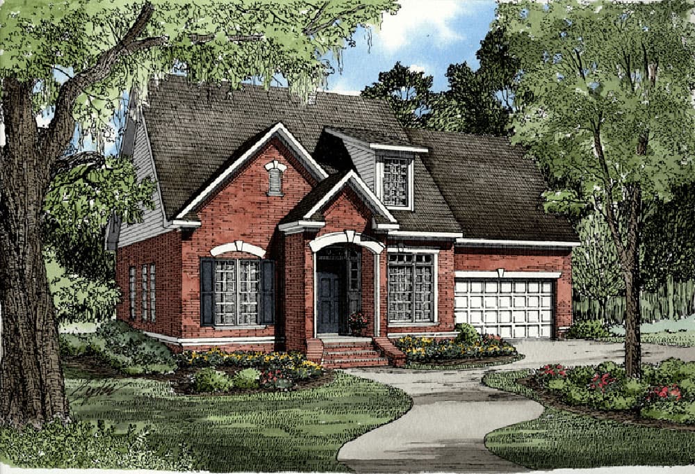 Plan 59100ND: Enchanting Traditional Home Plan with a Brick Exterior and Bonus Room - Image #5 - Traditional
