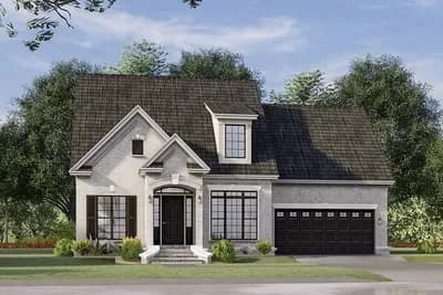 Enchanting Traditional Home Plan with a Brick Exterior and Bonus Room