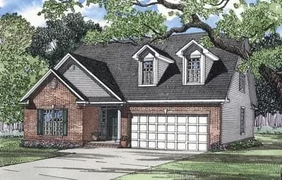 2-Bed Home Plan with Flexible Second-Story