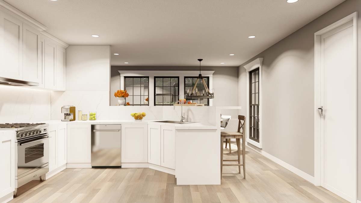 Plan 59115ND: 4-Bed House Plan with L-Shaped Porch and Upstairs Expansion - 2260 Sq Ft - Image #10 - Farmhouse, Traditional