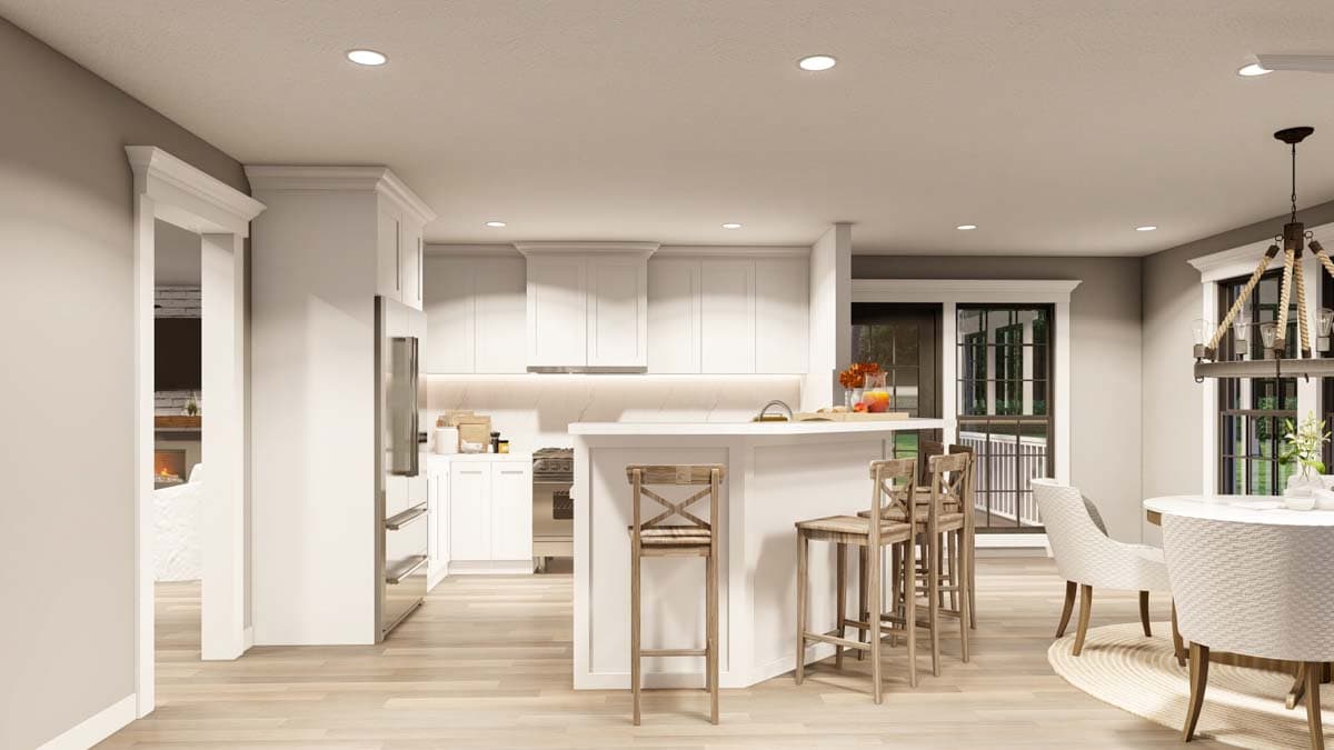 Plan 59115ND: 4-Bed House Plan with L-Shaped Porch and Upstairs Expansion - 2260 Sq Ft - Image #11 - Farmhouse, Traditional