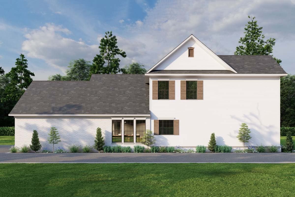 Plan 59115ND: 4-Bed House Plan with L-Shaped Porch and Upstairs Expansion - 2260 Sq Ft - Image #12 - Farmhouse, Traditional