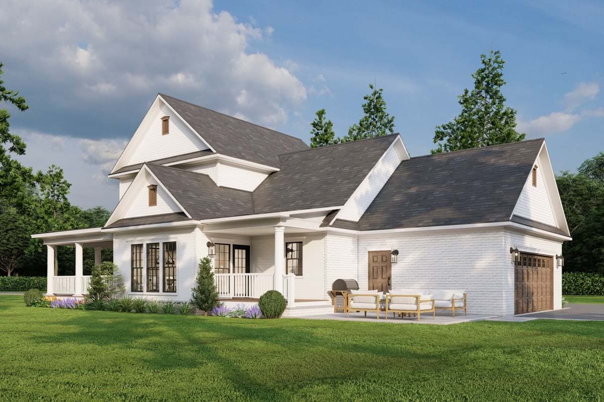 Plan 59115ND: 4-Bed House Plan with L-Shaped Porch and Upstairs Expansion - 2260 Sq Ft - Image #15 - Farmhouse, Traditional