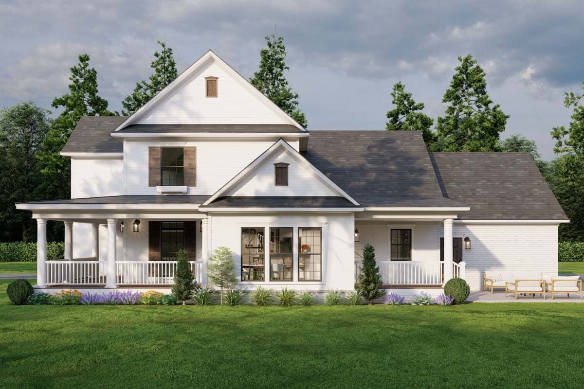 Plan 59115ND: 4-Bed House Plan with L-Shaped Porch and Upstairs Expansion - 2260 Sq Ft - Image #16 - Farmhouse, Traditional
