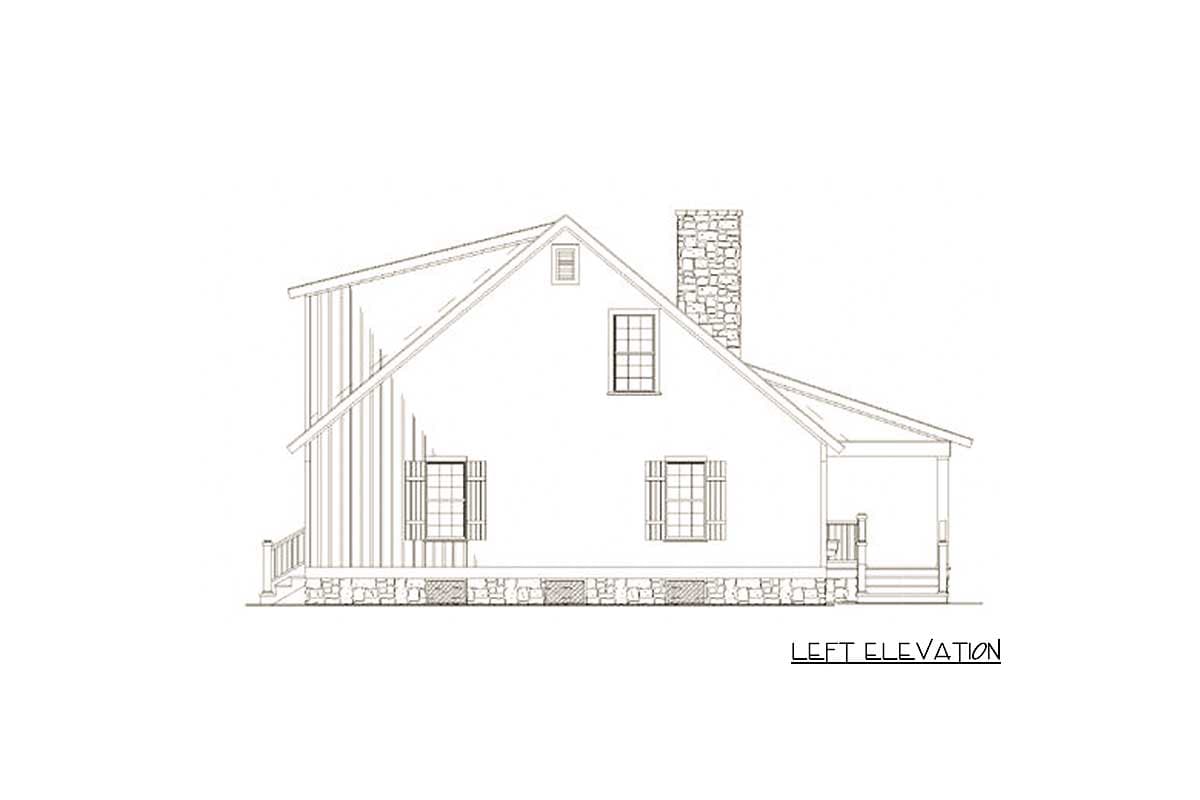 Plan 59123ND: 3-Bed Cabin Cottage Under 1400 Square Feet - Image #19 - Cabin, Cottage, Country, Mountain, Rustic, Vacation