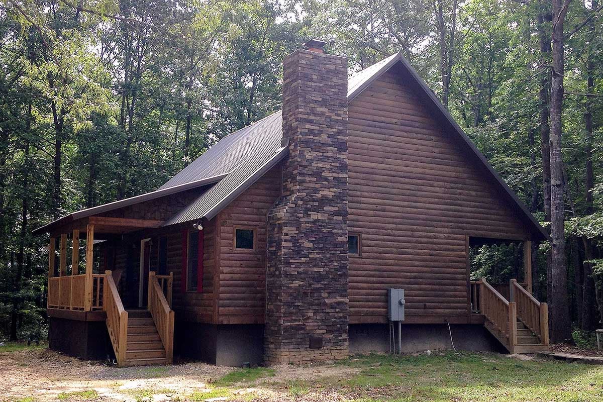 Plan 59123ND: 3-Bed Cabin Cottage Under 1400 Square Feet - Image #5 - Cabin, Cottage, Country, Mountain, Rustic, Vacation