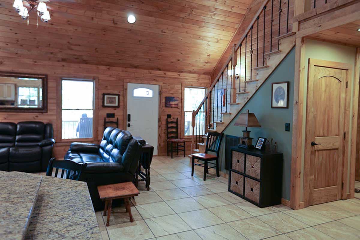 Plan 59123ND: 3-Bed Cabin Cottage Under 1400 Square Feet - Image #12 - Cabin, Cottage, Country, Mountain, Rustic, Vacation