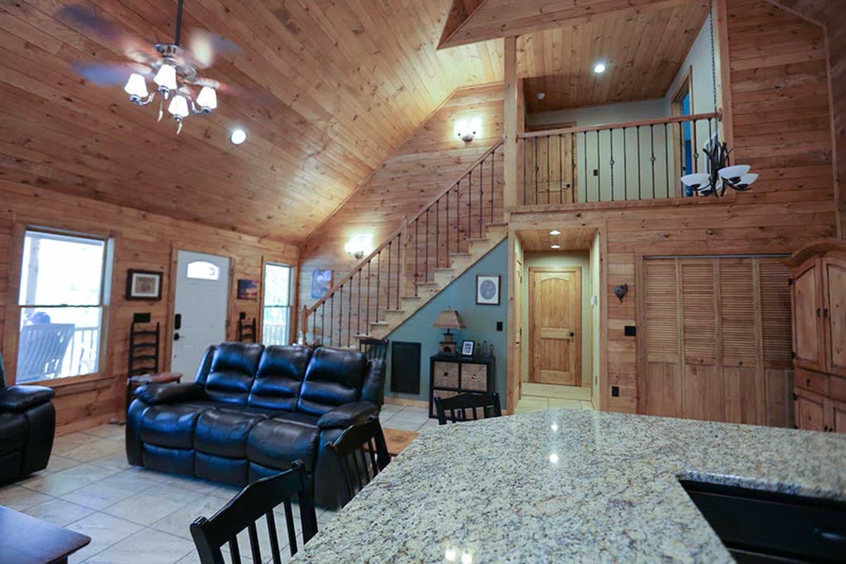 Plan 59123ND: 3-Bed Cabin Cottage Under 1400 Square Feet - Image #8 - Cabin, Cottage, Country, Mountain, Rustic, Vacation