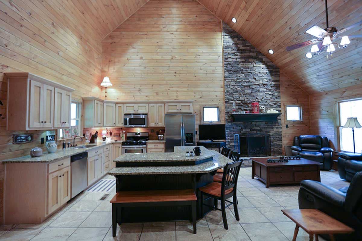 Plan 59123ND: 3-Bed Cabin Cottage Under 1400 Square Feet - Image #9 - Cabin, Cottage, Country, Mountain, Rustic, Vacation