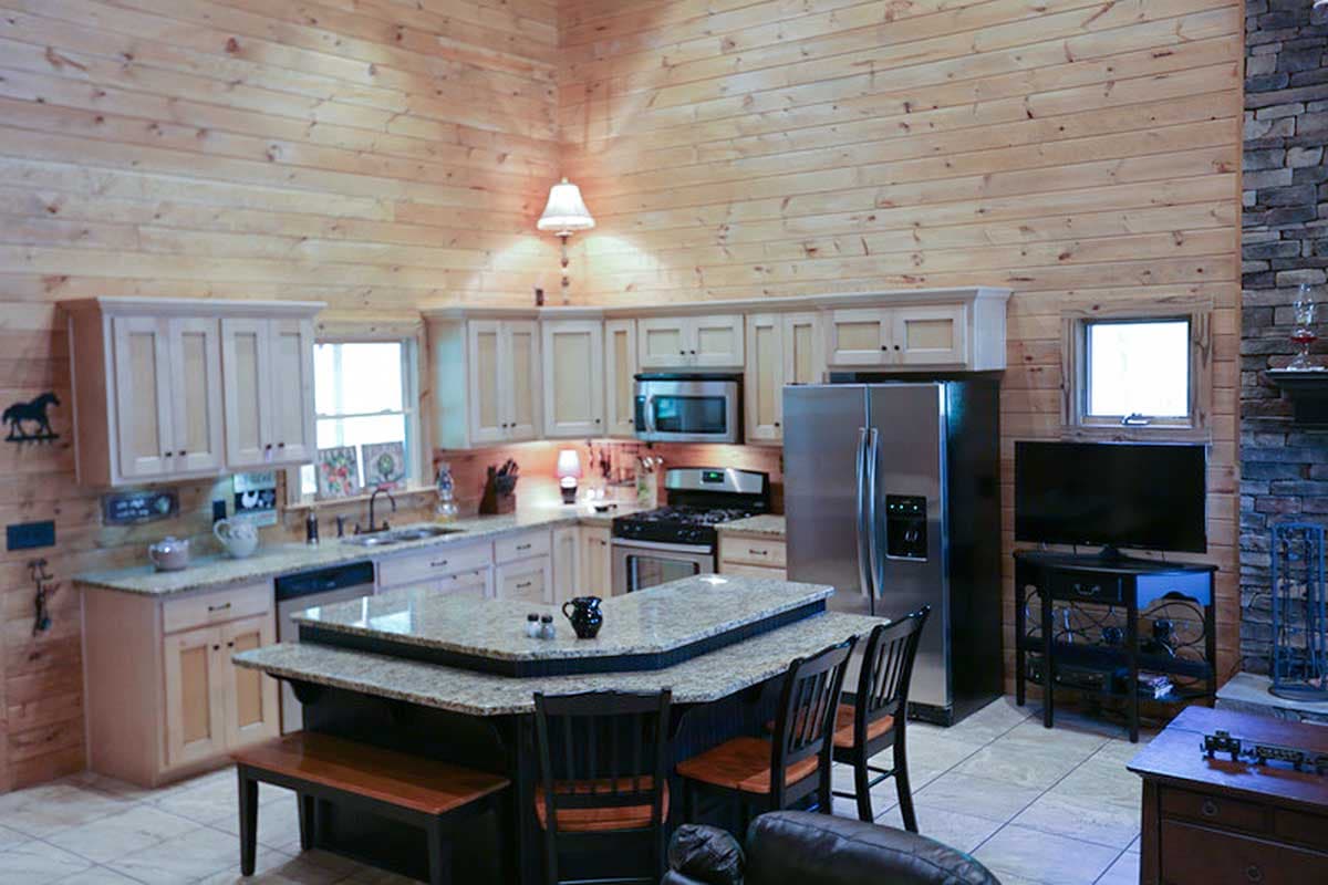 Plan 59123ND: 3-Bed Cabin Cottage Under 1400 Square Feet - Image #10 - Cabin, Cottage, Country, Mountain, Rustic, Vacation