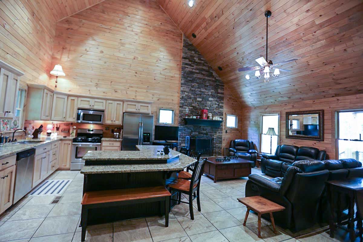 Plan 59123ND: 3-Bed Cabin Cottage Under 1400 Square Feet - Image #11 - Cabin, Cottage, Country, Mountain, Rustic, Vacation