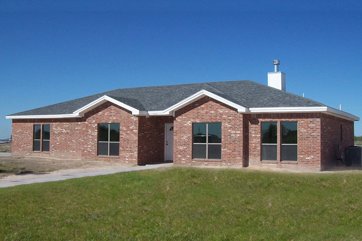 Plan 59141ND: One Story House Plan with Brick Exterior and 10-Foot-Deep Back Porch - 1913 Sq Ft - Image #18 - Ranch, Traditional