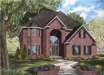Traditional Brick Home with 2-Story Entry 