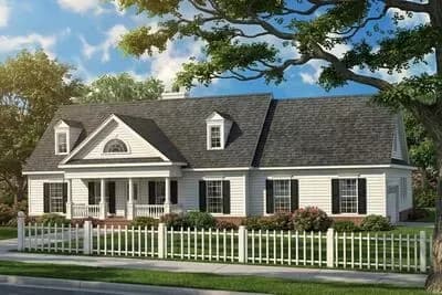 Historical Southern Traditional House Plan