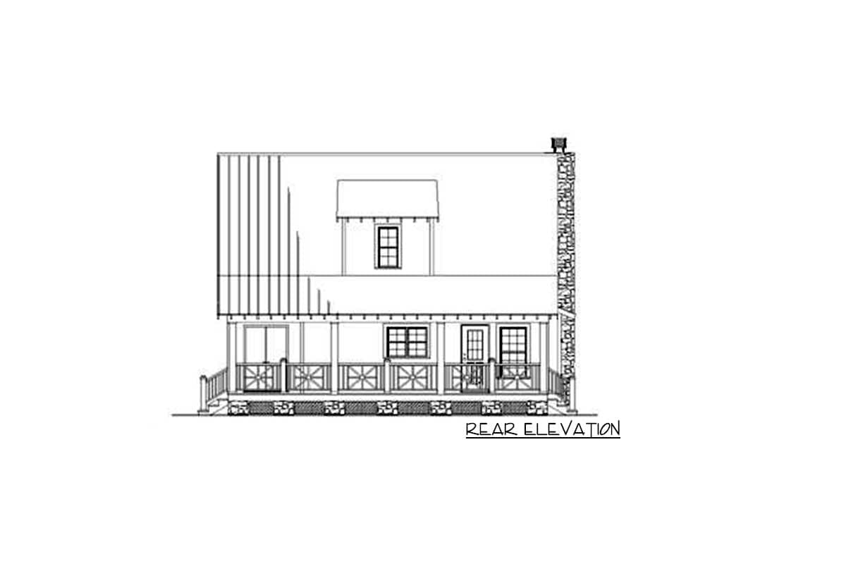 Plan 59152ND: Unique Cabin Cottage - Image #9 - Cabin, Cottage, Country, Rustic, Vacation