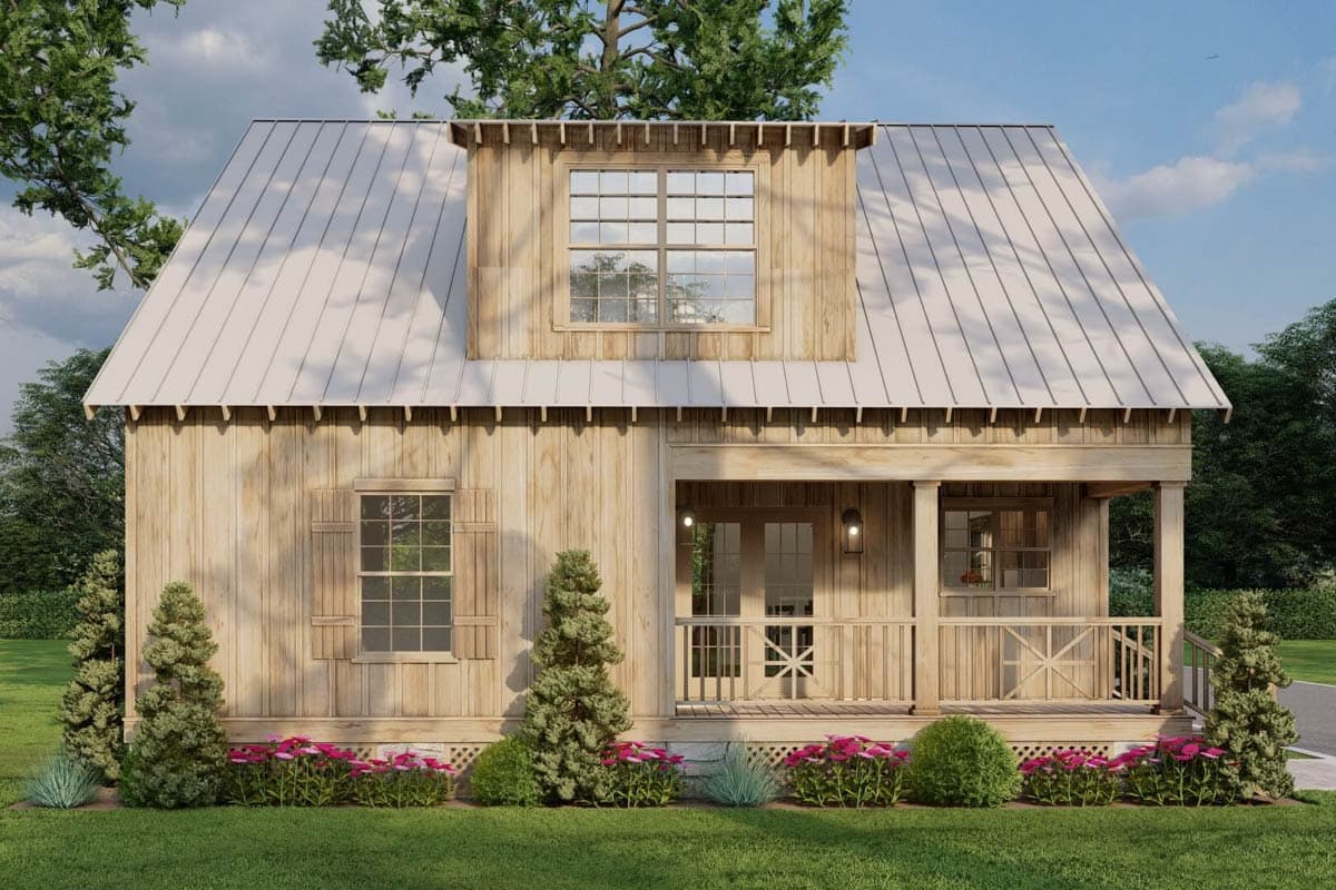 Plan 59156ND: Creekside Cottage - 1400 Sq Ft - Architectural Designs - Image #10 - Cabin, Cottage, Country, Mountain, Rustic, Vacation