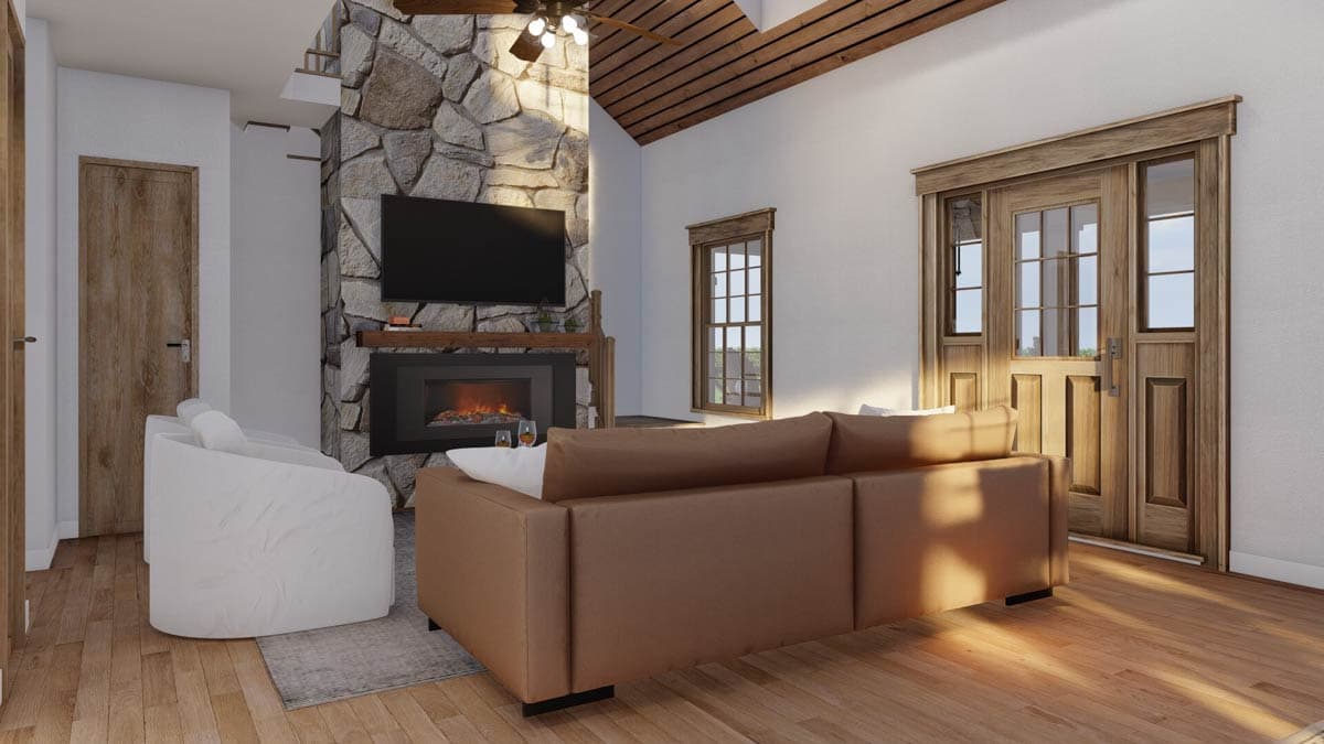 Plan 59156ND: Creekside Cottage - 1400 Sq Ft - Architectural Designs - Image #15 - Cabin, Cottage, Country, Mountain, Rustic, Vacation