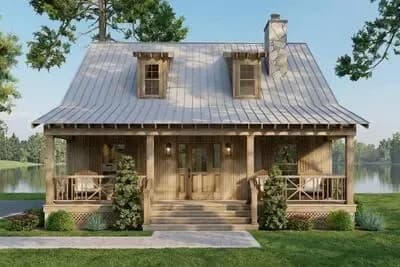 Creekside Cottage - 1400 Sq Ft - Architectural Designs