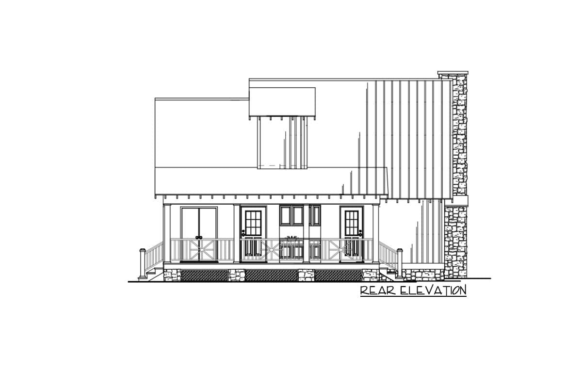 Plan 59158ND: Cabin Cottage - Image #5 - Cabin, Cottage, Country, Mountain, Rustic, Vacation