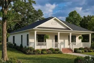 Country Home Plan with Front Porch