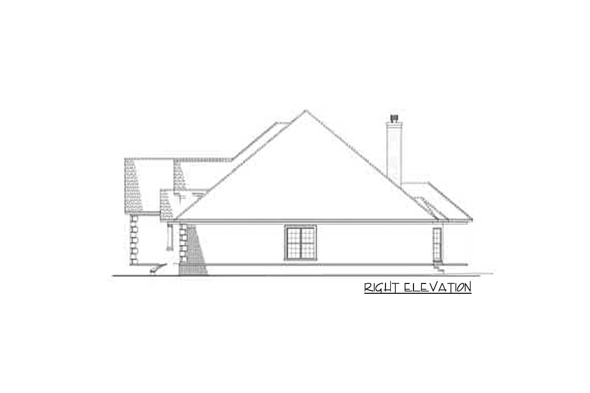 Plan 59174ND: Classic Split Bedroom Design - Image #6 - Traditional