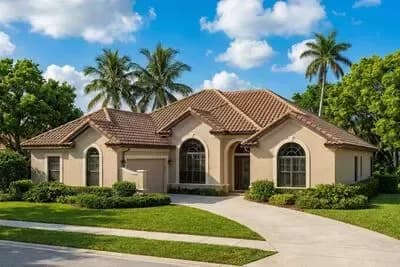 Attractive Four Bedroom House Plan