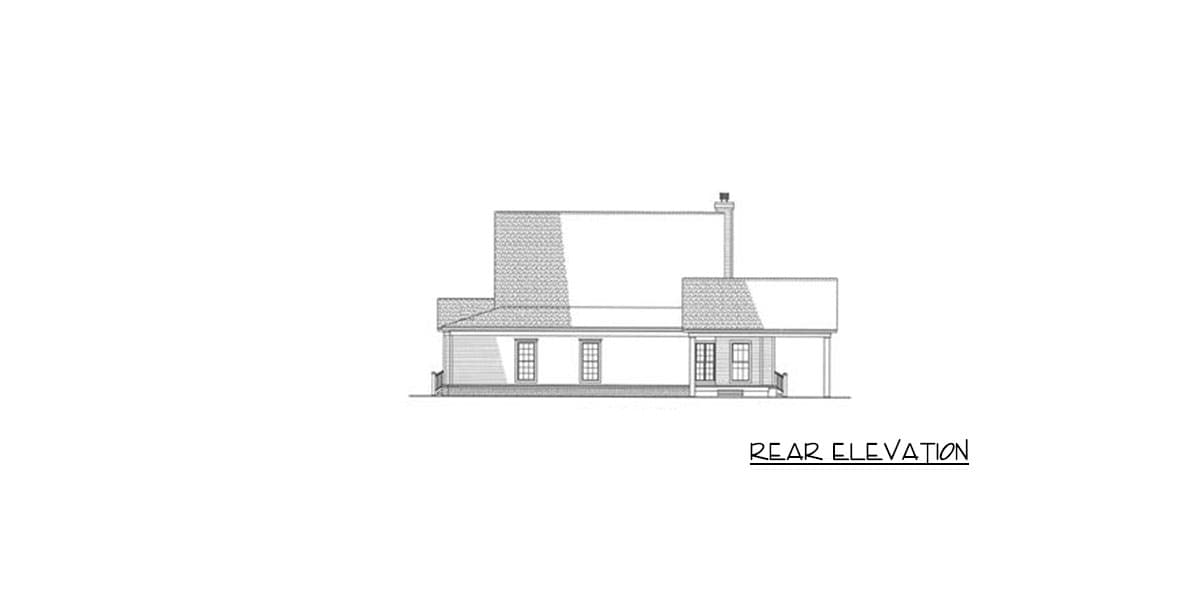 Plan 5921ND: Country Home Plan With Wonderful Wrap-Around Porch - 2039 Sq Ft - Image #8 - Country, Farmhouse, Modern Farmhouse, Southern