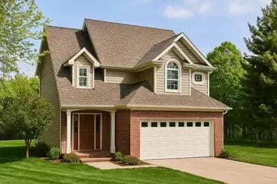 Traditional 3-Bed House Plan with Upstairs Laundry and Grilling Porch
