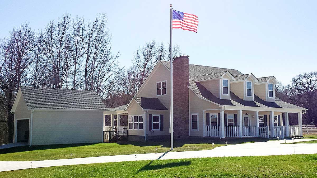 Plan 5923ND: Country Home Plan Offering Convenient Family Living and a Carport - Image #5 - Country, Southern, Traditional