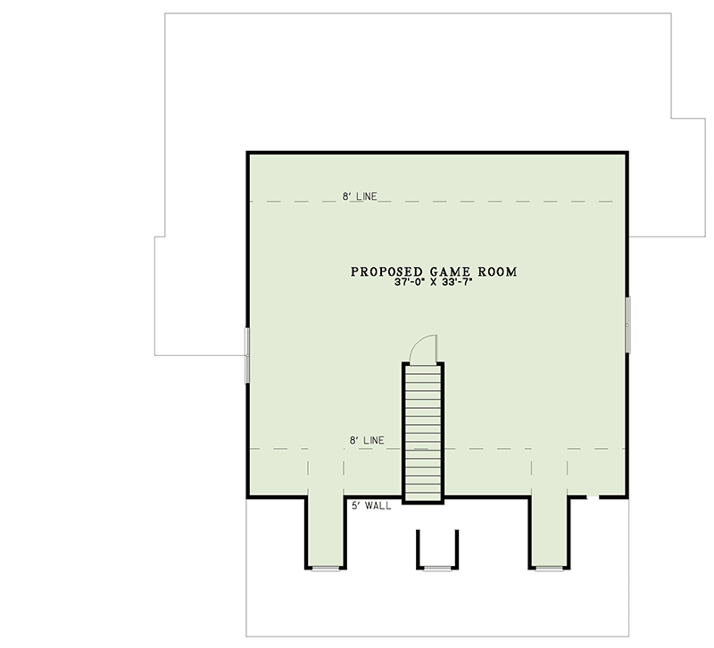 Plan 5923ND: Country Home Plan Offering Convenient Family Living and a Carport - Floor Plan - Bonus - Country, Southern, Traditional