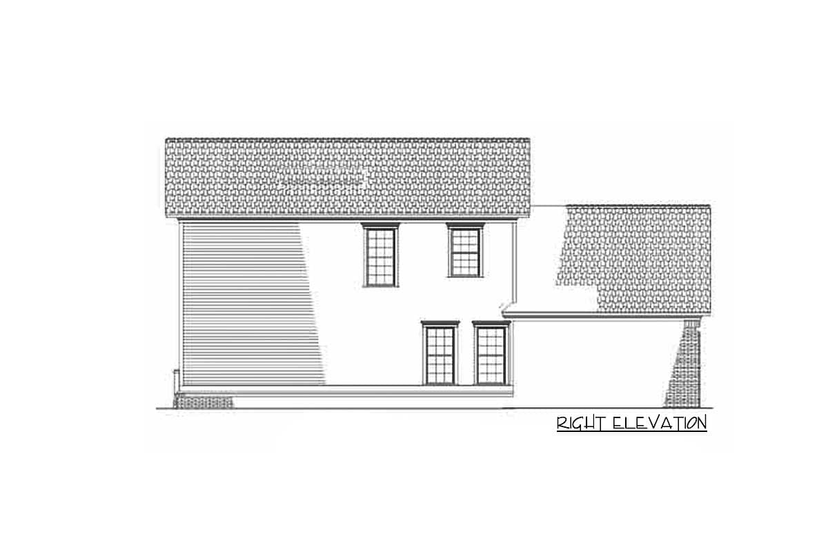 Plan 59245ND: Historically Inspired House Plan with Stacked Porches - Image #5 - Country, New Orleans, Traditional