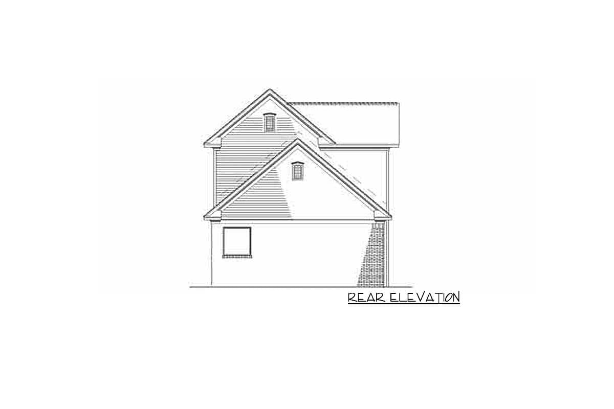 Plan 59245ND: Historically Inspired House Plan with Stacked Porches - Image #4 - Country, New Orleans, Traditional