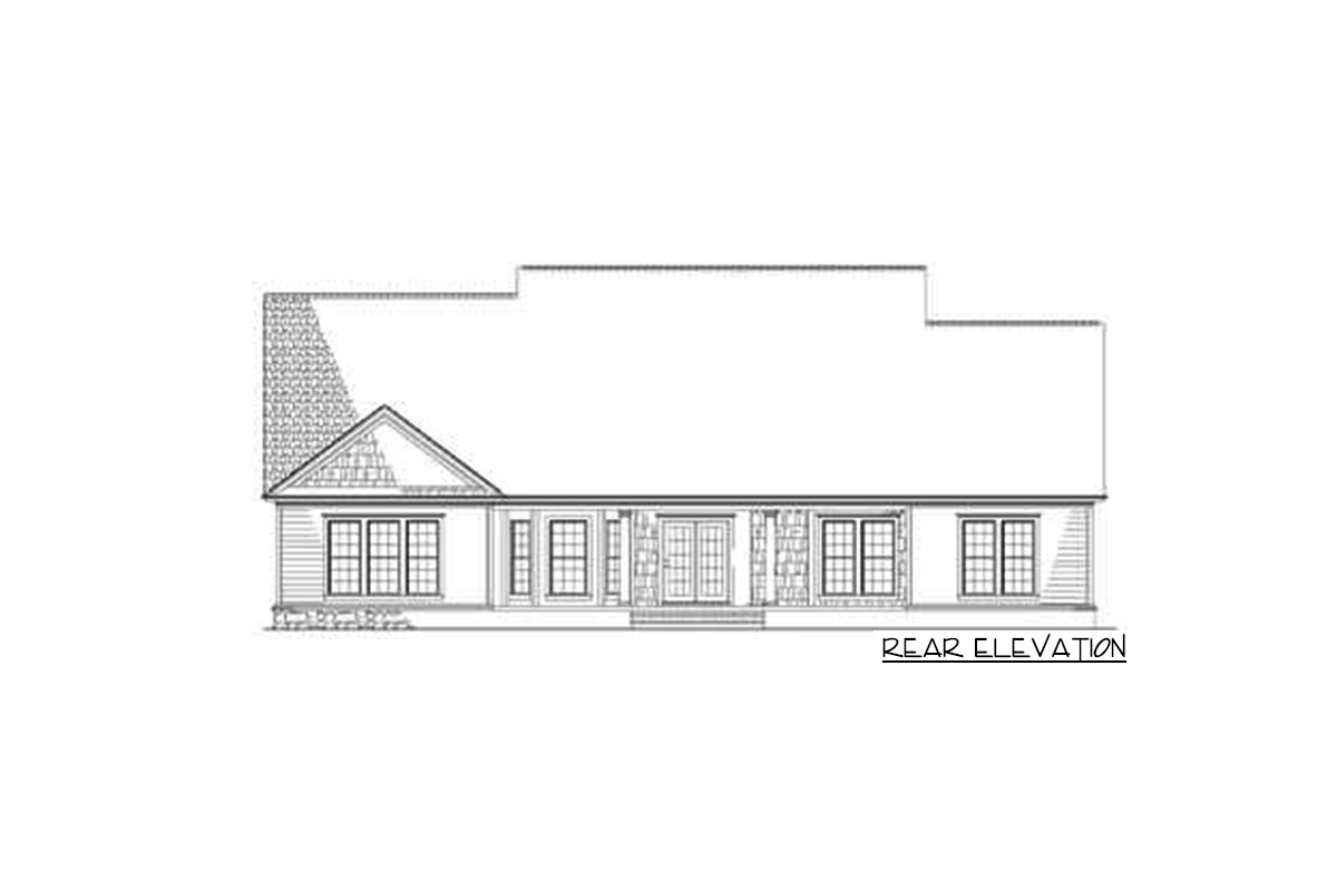 Plan 59248ND: Split Bedroom Modern Farmhouse House Plan with Flex Room - 2354 Sq Ft - Image #6 - Country, Traditional