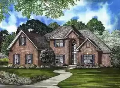 European Home Plan with Bonus Room
