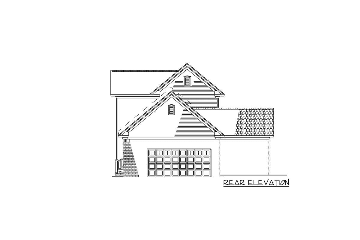 Plan 59273ND: Southern Charleston Style House Plan with Stacked Porches - Image #6 - New Orleans, Southern, Traditional