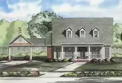 Dormers and Charming Port Cochere